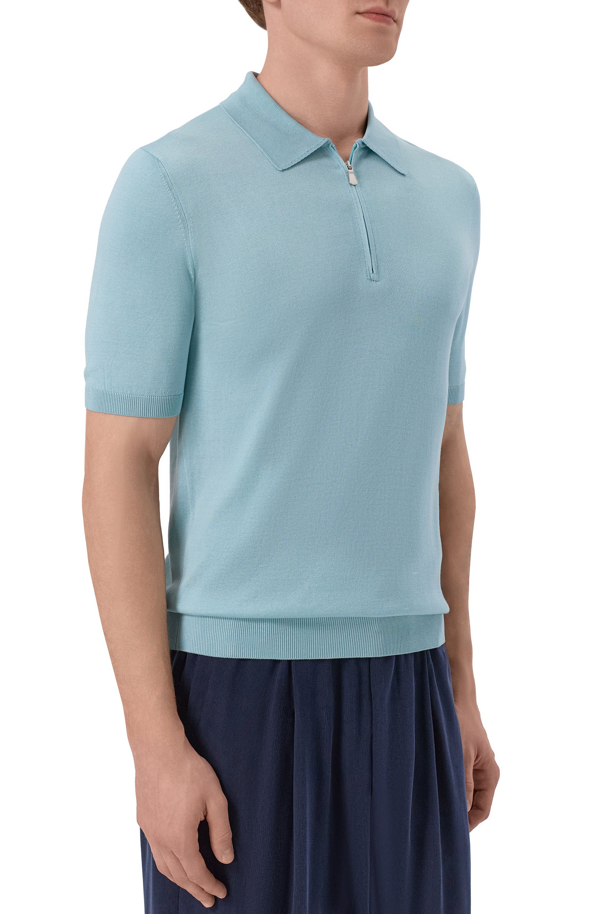 Шелковое поло GRAN SASSO, арт. 43166/23503, фото 3