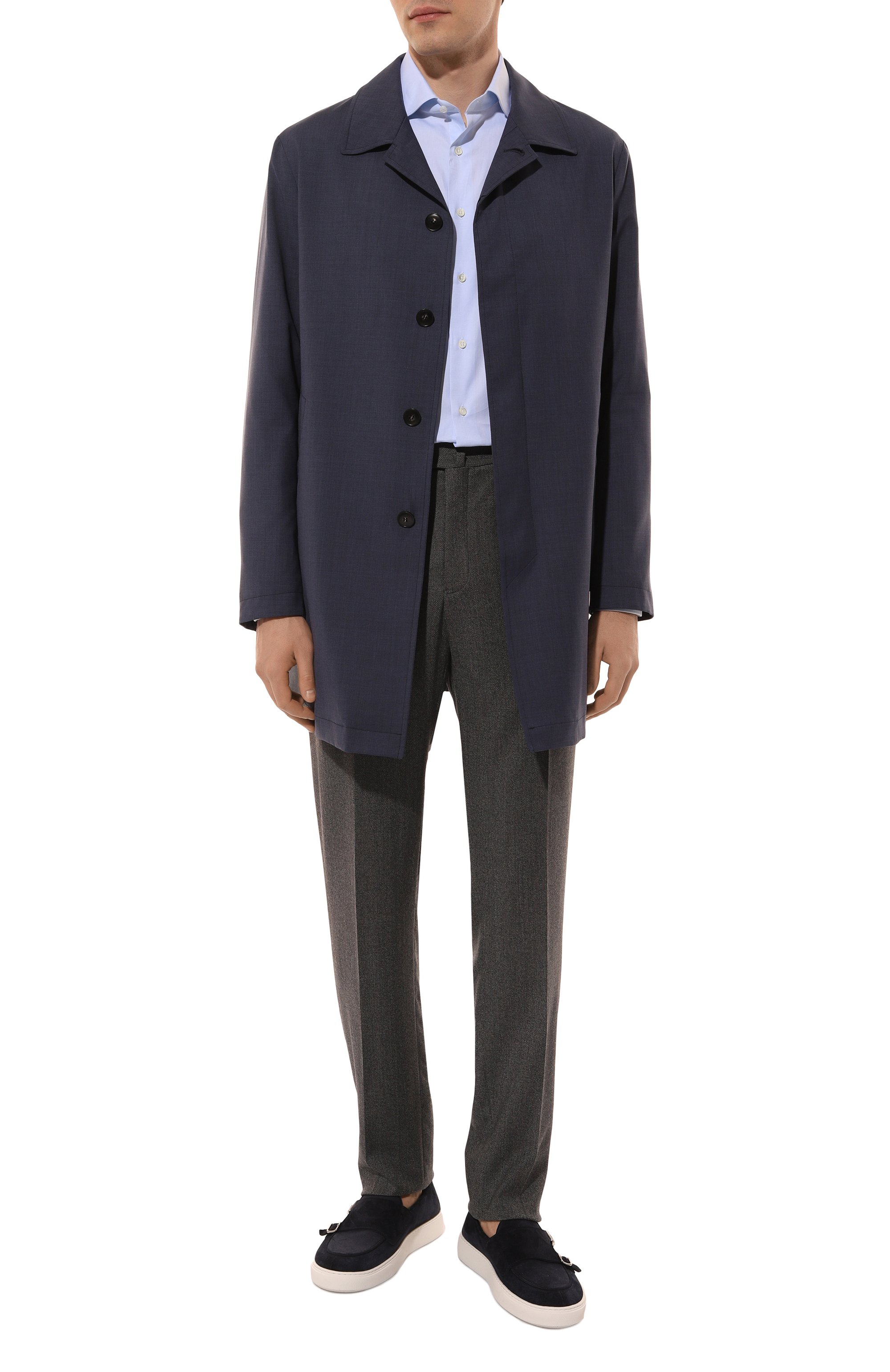 Шерстяной плащ CANALI, арт. 010489U/R01620, фото 2