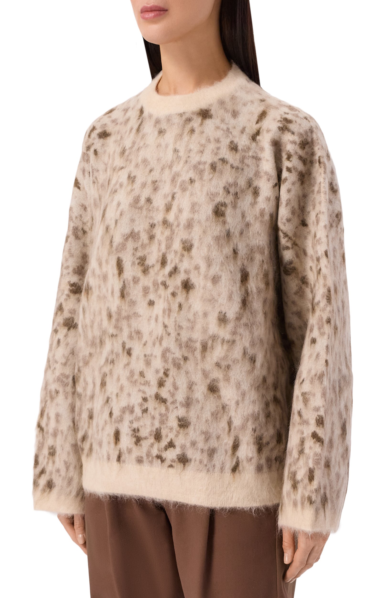 Свитер из мохера и шерсти BRUNELLO CUCINELLI, арт. M2I242500, фото 3