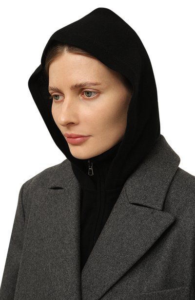 Кашемировая манишка на молнии TEGIN черного цвета по цене 17500 руб., арт. 3176, фото 2 Кашемировая манишка на молнии TEGIN, арт. 3176, фото 2