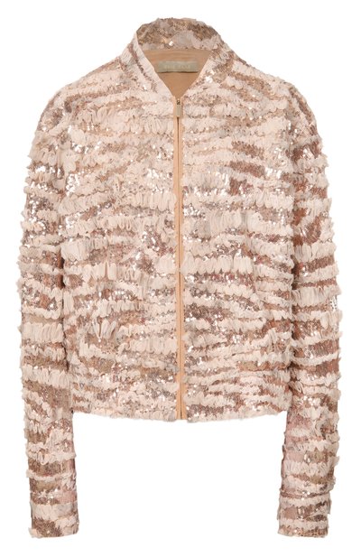 Женский бомбер с отделкой пайетками ELIE SAAB, арт. J0239/PCH01