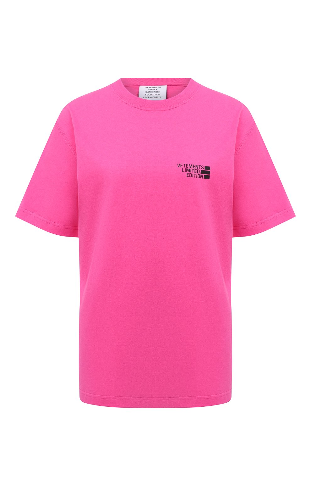 Хлопковая футболка VETEMENTS, арт. UE51TR720P 1611/W, фото 1