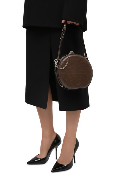 Сумка canteen из кожи аллигатора RALPH LAUREN, арт. 435790384AMIS, фото 2