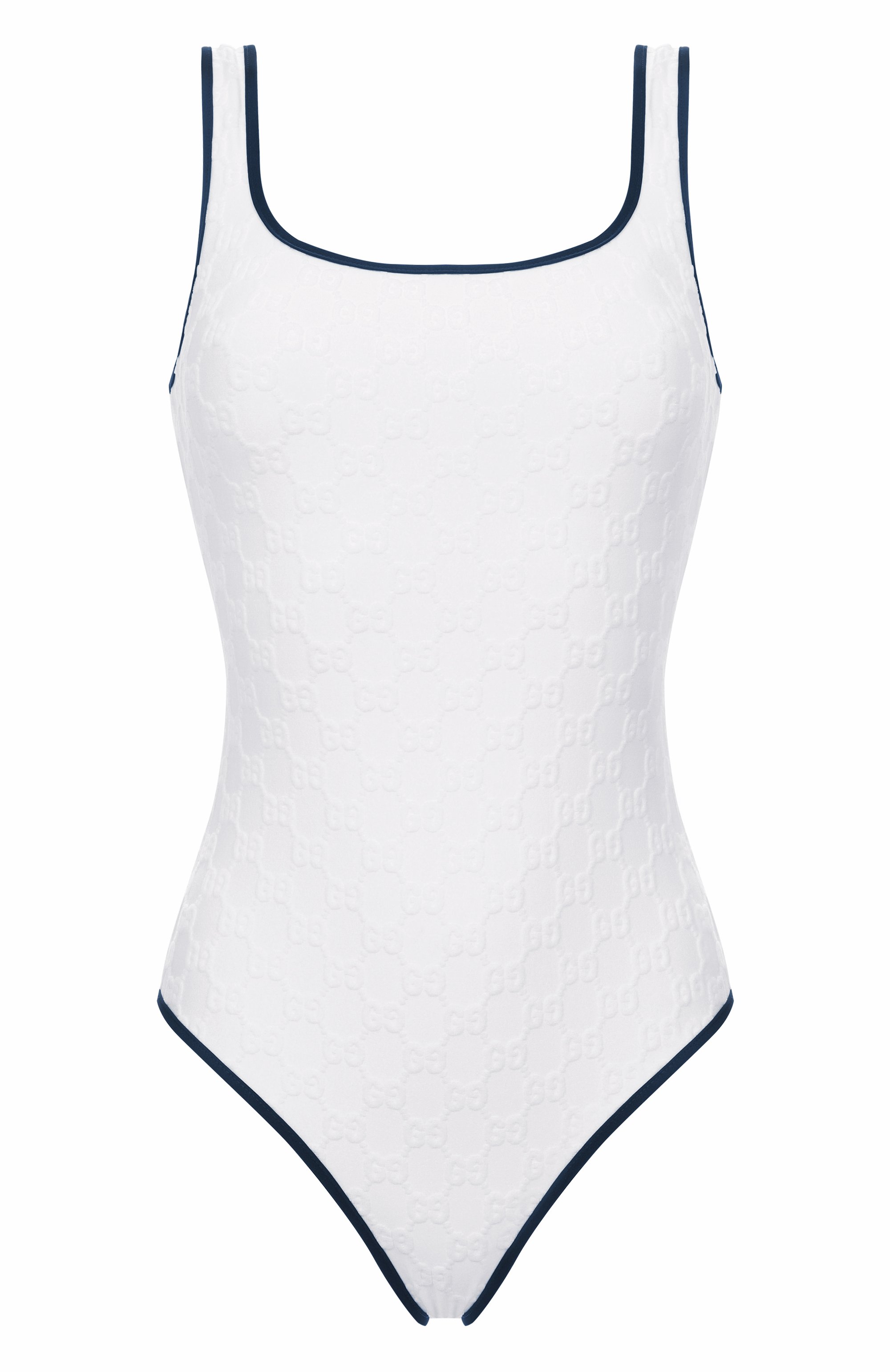 Слитный купальник GUCCI белого цвета по цене 106000 руб., арт. 816081/XHAJ6, фото 1 Слитный купальник GUCCI, арт. 816081/XHAJ6, фото 1