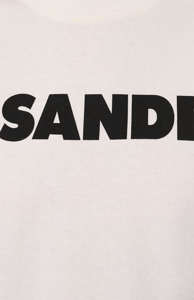 Хлопковый лонгслив JIL SANDER белого цвета по цене 34650 руб., арт. J02GC0107/J45148, фото 5 Хлопковый лонгслив JIL SANDER, арт. J02GC0107/J45148, фото 5