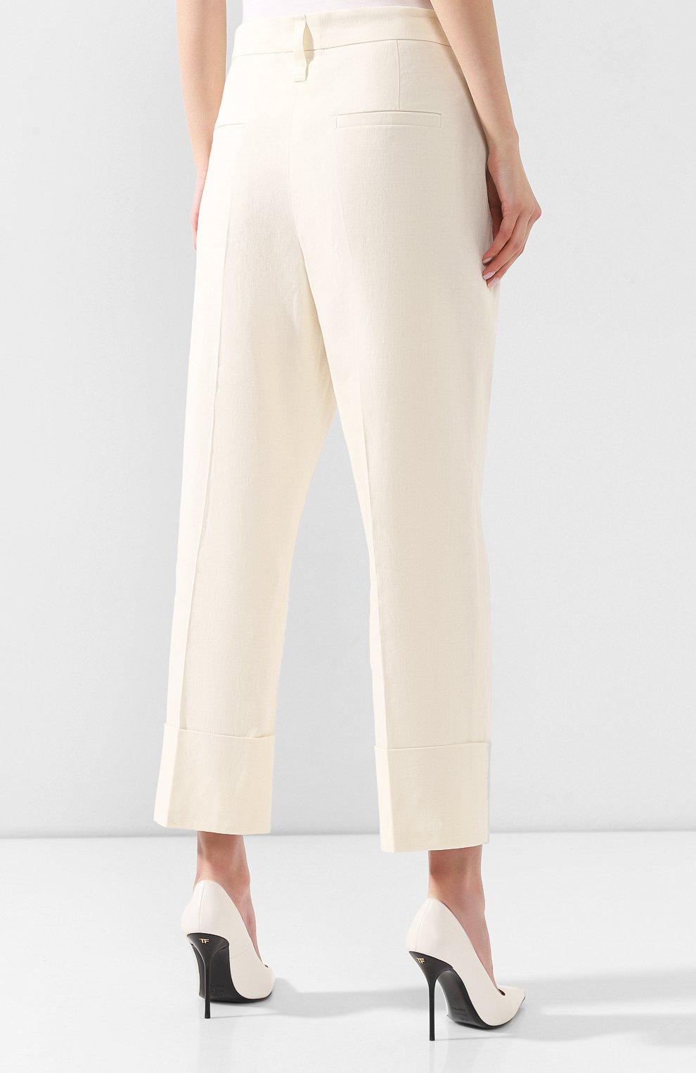 Льняные брюки BRUNELLO CUCINELLI, арт. MF591P7231, фото 4