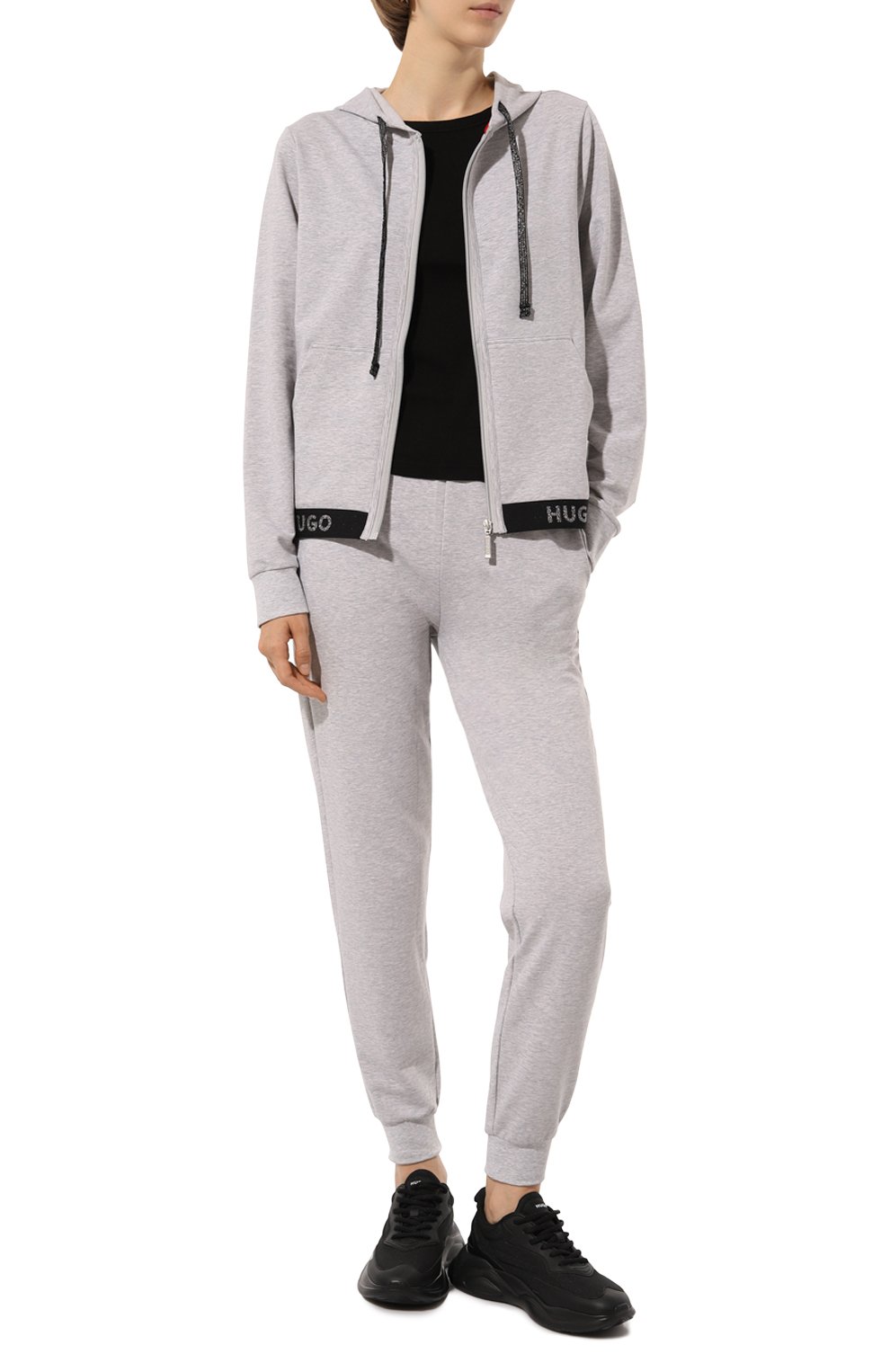 Хлопковая толстовка HUGO, арт. 50520504, фото 2