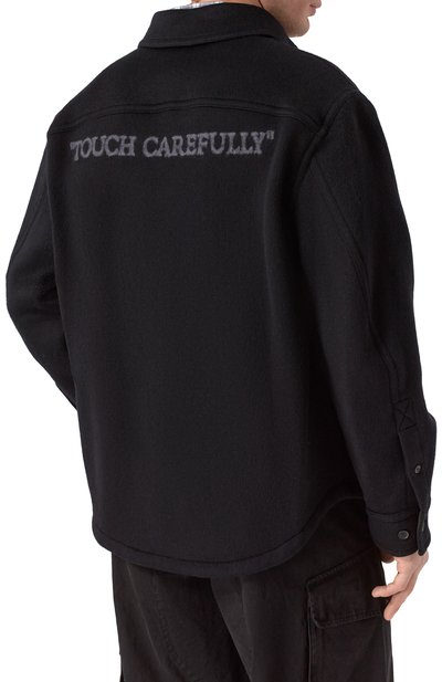 Кашемировая куртка-рубашка OFF-WHITE, арт. 0MES01CF25FAB001, фото 4