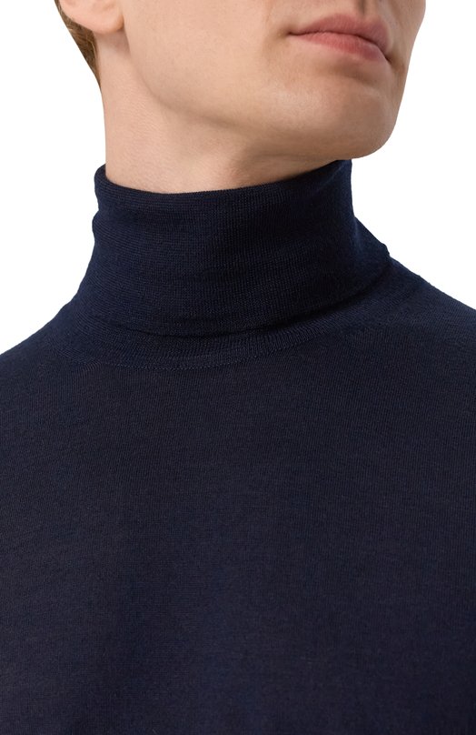 Водолазка из кашемира и шелка Zilli KTN001M0330VZL000 Синий  KTN001M0330VZL000 Фото 5