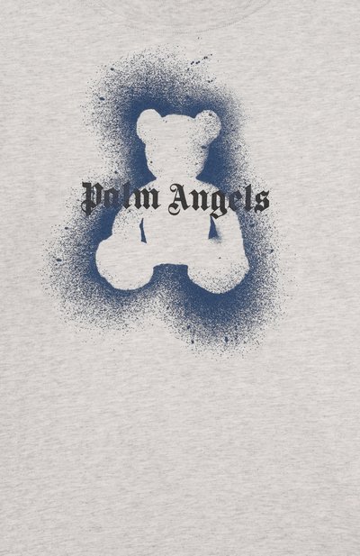 Хлопковая футболка PALM ANGELS, арт. PBAA003S26JER006, фото 3