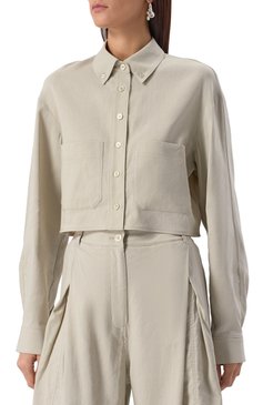 Рубашка из вискозы и хлопка LOW CLASSIC, арт. LW251SH03LK, фото 3