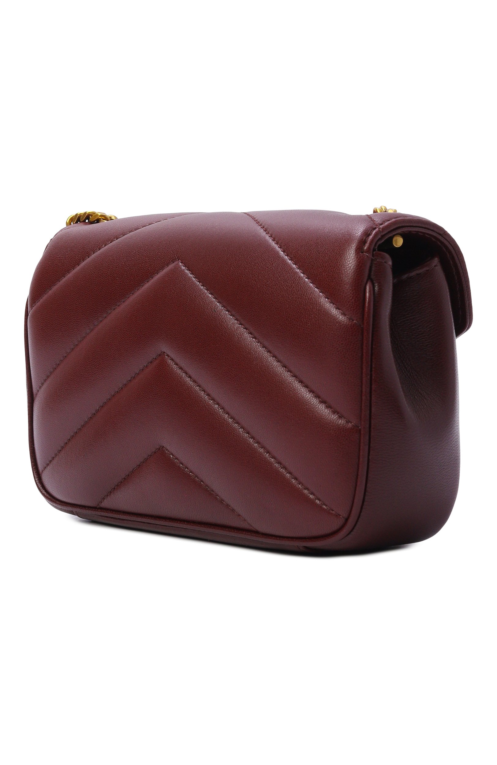 Сумка loulou mini SAINT LAURENT бордового цвета по цене 254000 руб., арт. 821749/AAEAX, фото 4 Сумка loulou mini SAINT LAURENT, арт. 821749/AAEAX, фото 4