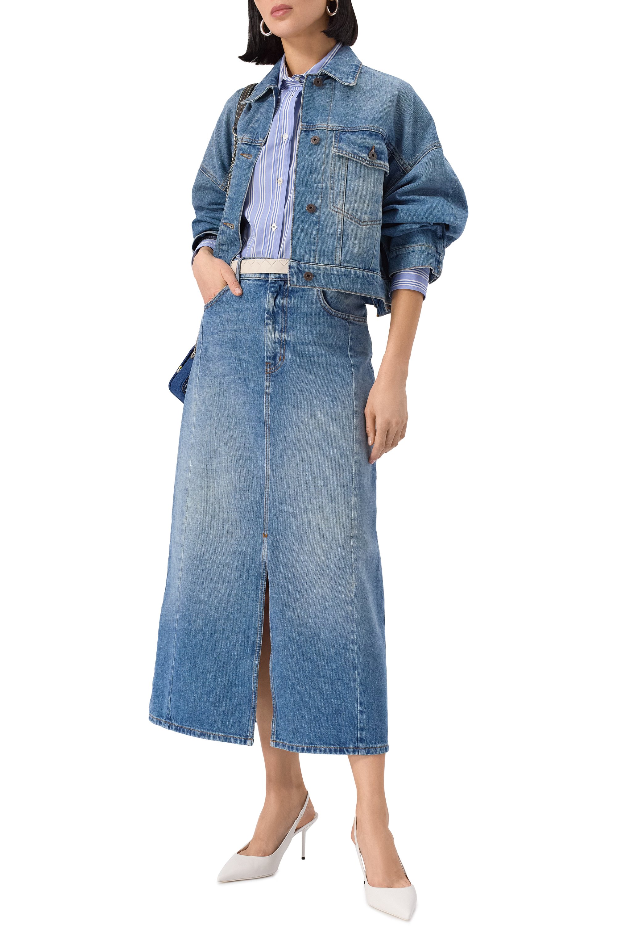 Хлопковая рубашка WEEKEND MAX MARA, арт. BAHAMAS, фото 2