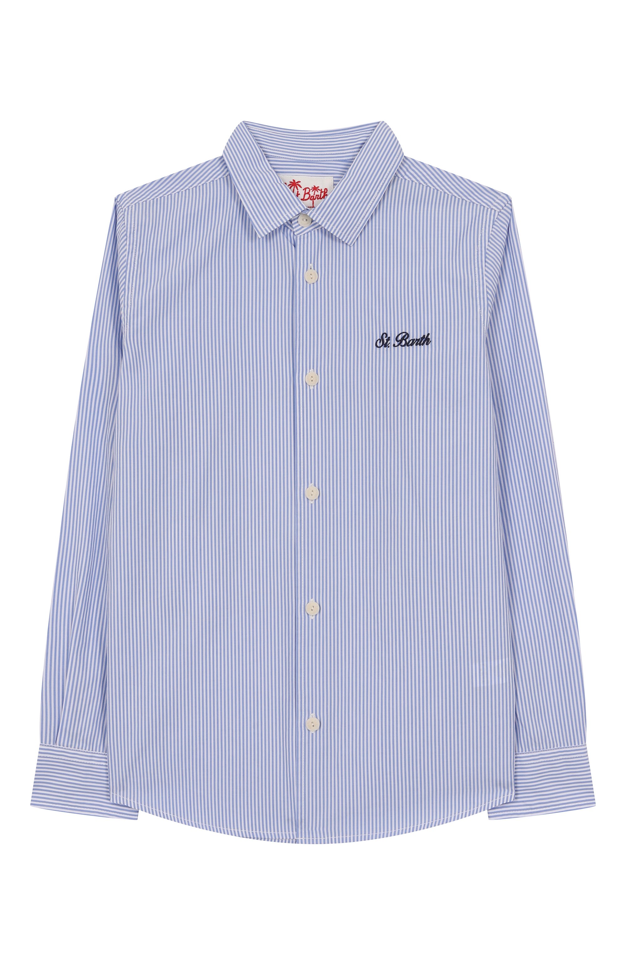 Хлопковая рубашка MC2 SAINT BARTH, арт. STBK AGNES/03576H, фото 1