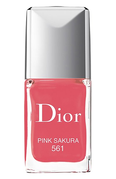 Женский лак с эффектом гелевого покрытия dior vernis, 561 розовая сакура (10ml) DIOR, арт. F000355561