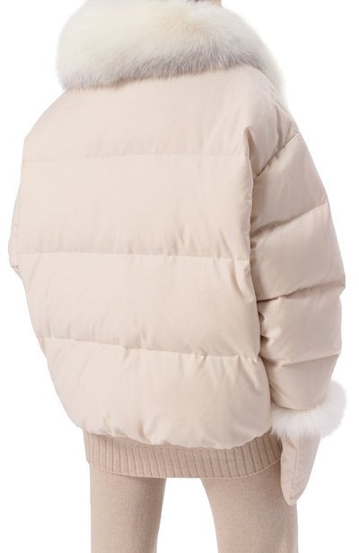 Пуховик с отделкой из песца YVES SALOMON, арт. V09066/W02W, фото 4