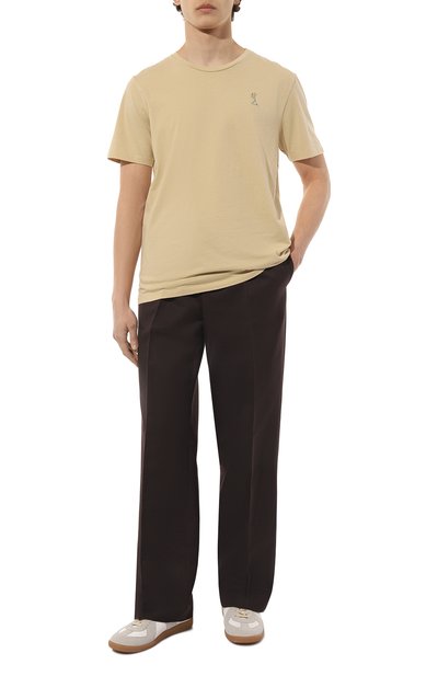 Хлопковая футболка RELIGION бежевого цвета по цене 5195 руб., арт. 12PBDN03, фото 2 Хлопковая футболка RELIGION, арт. 12PBDN03, фото 2