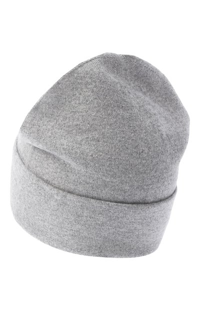 Кашемировая шапка BRUNELLO CUCINELLI серого цвета по цене 49950 руб., арт. M2295809W, фото 2 Кашемировая шапка BRUNELLO CUCINELLI, арт. M2295809W, фото 2