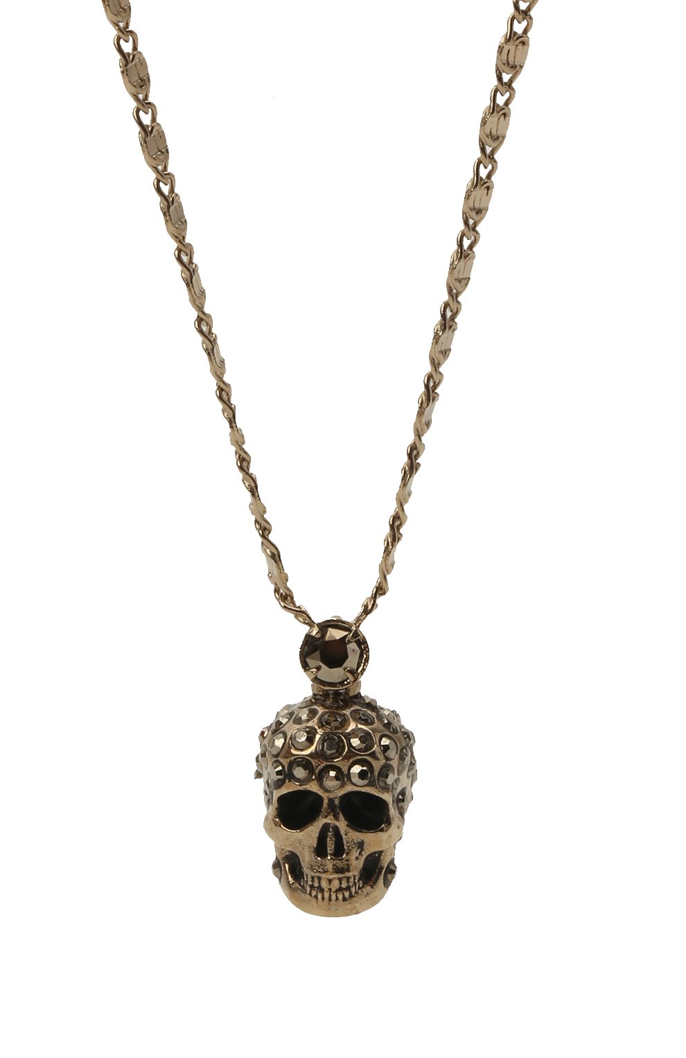 Колье ALEXANDER MCQUEEN золотого цвета по цене 72150 руб., арт. 667542/J160T, фото 3 Колье ALEXANDER MCQUEEN, арт. 667542/J160T, фото 3