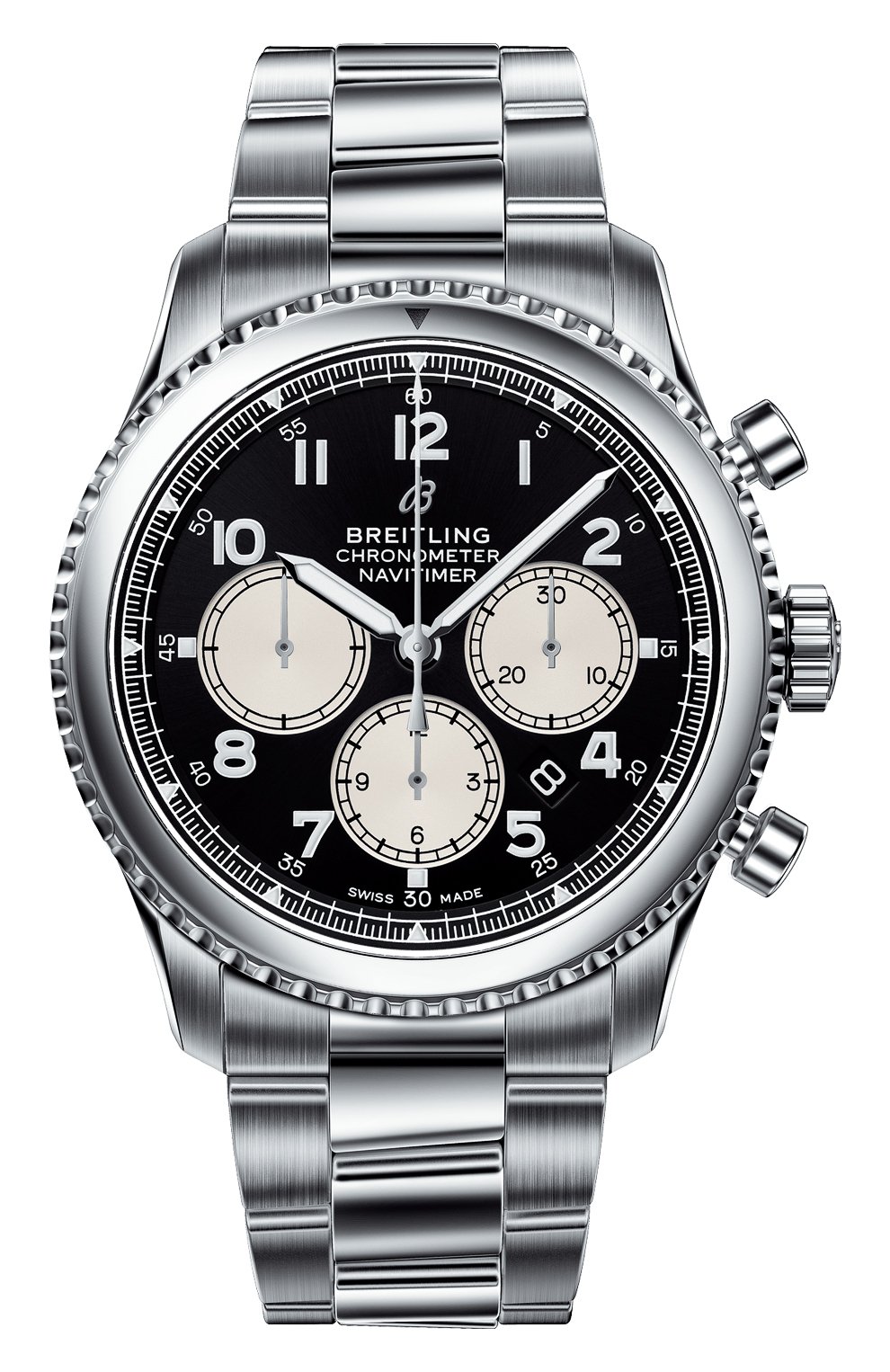 Часы navitimer 8 b01 BREITLING бесцветного цвета по цене 975000 руб., арт. AB0117131B1A1, фото 1 Часы navitimer 8 b01 BREITLING, арт. AB0117131B1A1, фото 1