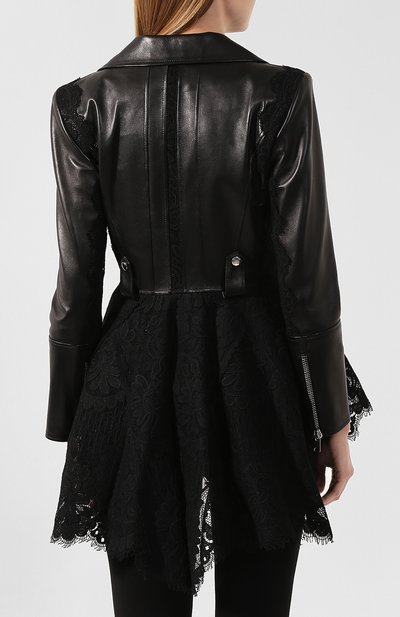 Кожаная куртка ALEXANDER MCQUEEN, арт. 610855/Q5ADI, фото 4