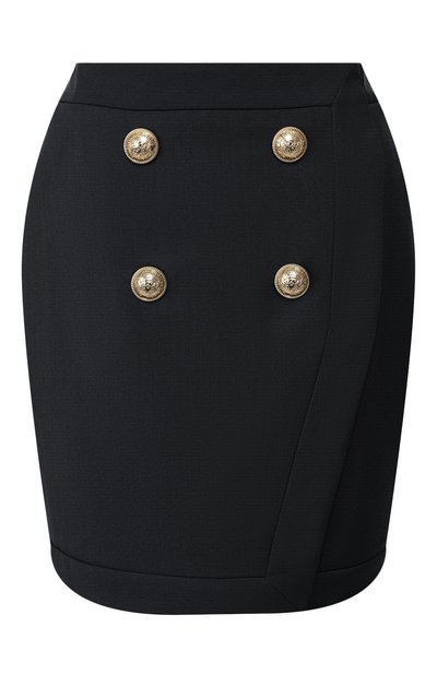 Женская юбка из смеси вискозы и шерсти BALMAIN, арт. TF14046/V093