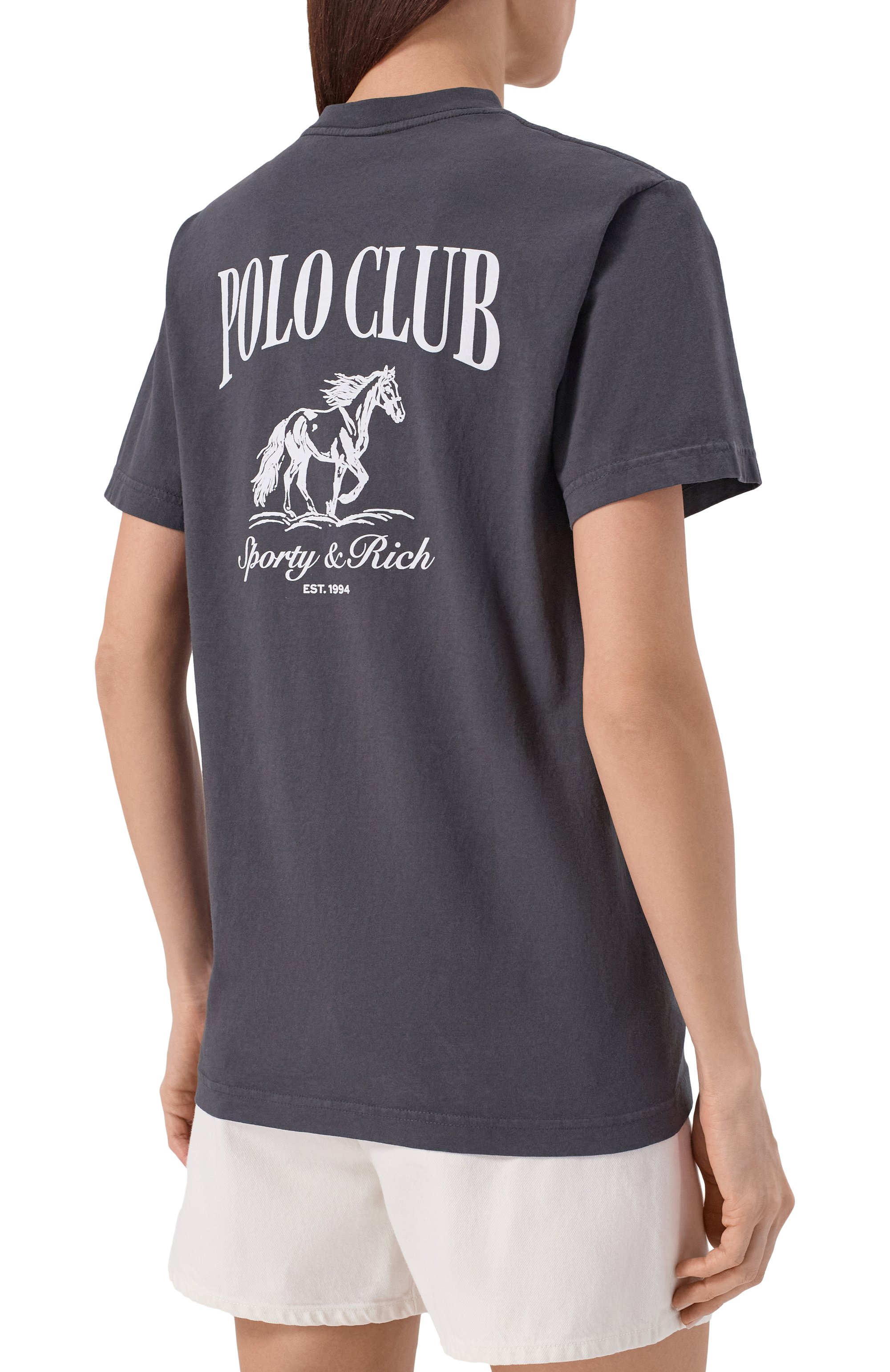 Хлопковая футболка SPORTY AND RICH, арт. T004365262BA02, фото 4