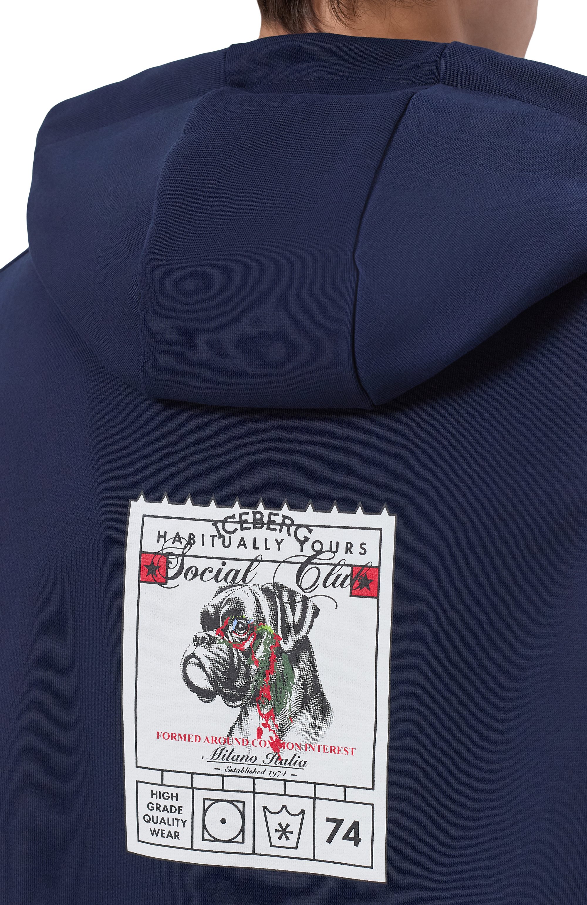 Хлопковое худи ICEBERG, арт. E062/630A, фото 5