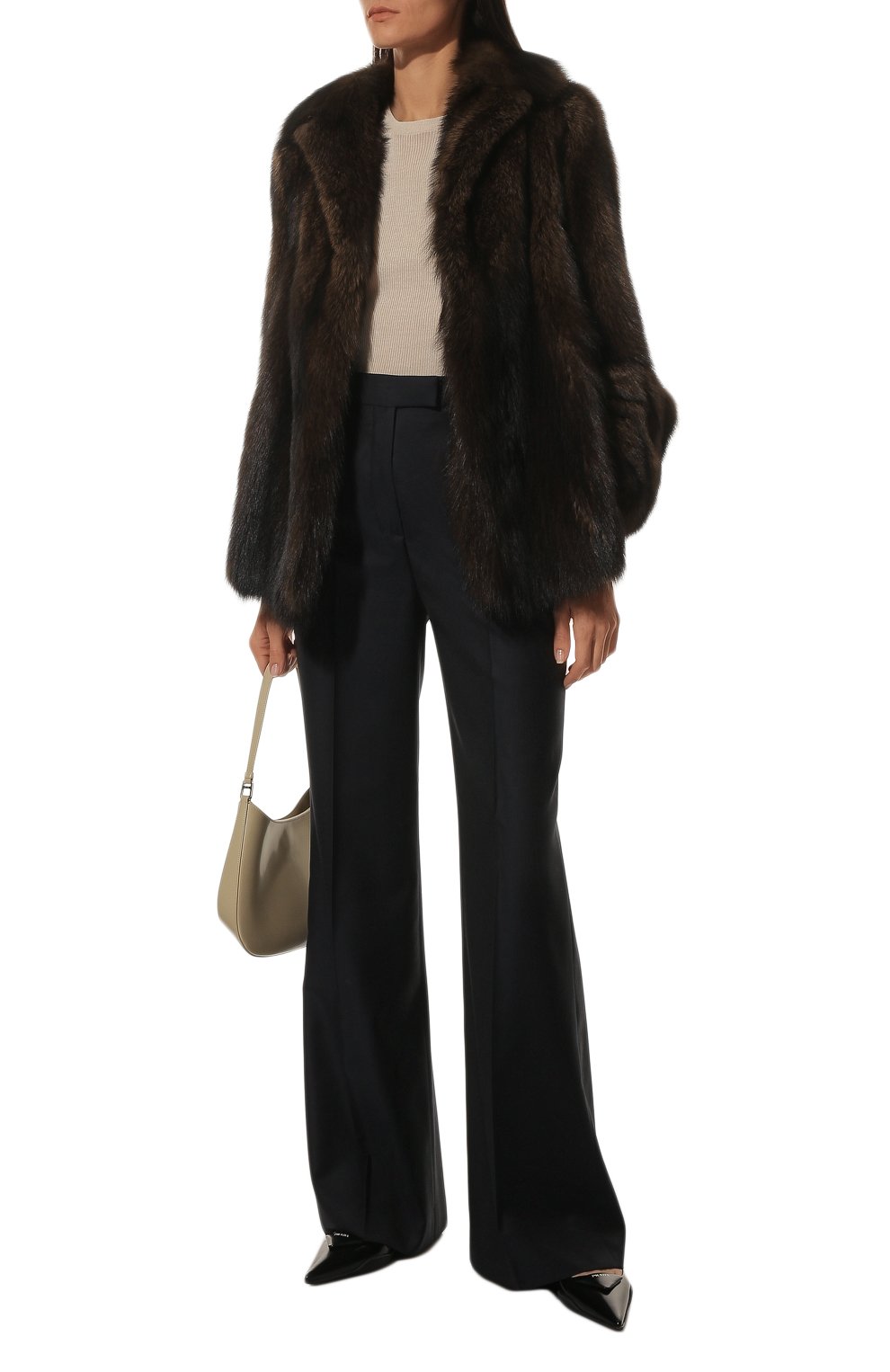 Шуба из куницы PRADA, арт. 165374-1EAH-F0003, фото 2