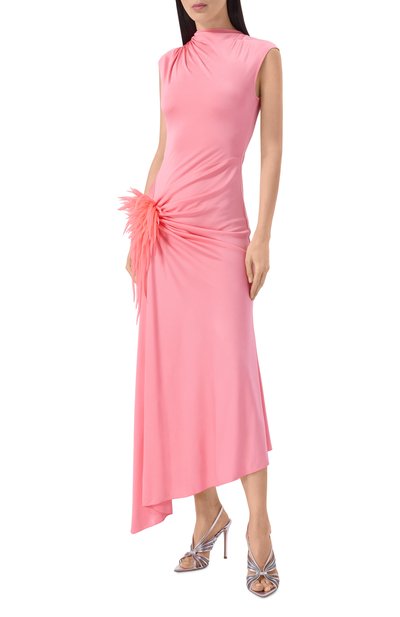 Женское платье из вискозы DAVID KOMA, арт. SS26DK35D
