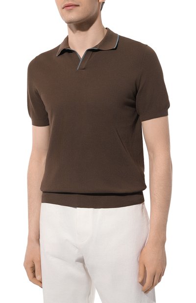 Хлопковое поло  GRAN SASSO, арт. 57157/20642, фото 3