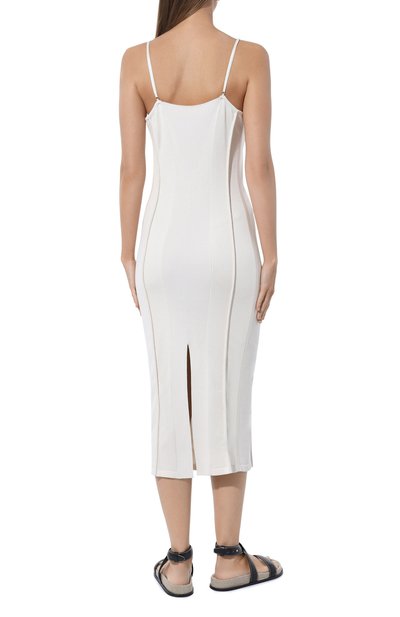 Платье из шелка и вискозы FREEAGE молочного цвета по цене 70000 руб., арт. S23.DR051.6070.111, фото 4 Платье из шелка и вискозы FREEAGE, арт. S23.DR051.6070.111, фото 4