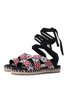 Комбинированные сандалии MIU MIU, арт. 5X040D-3L9G-F00C6-D025, фото 1