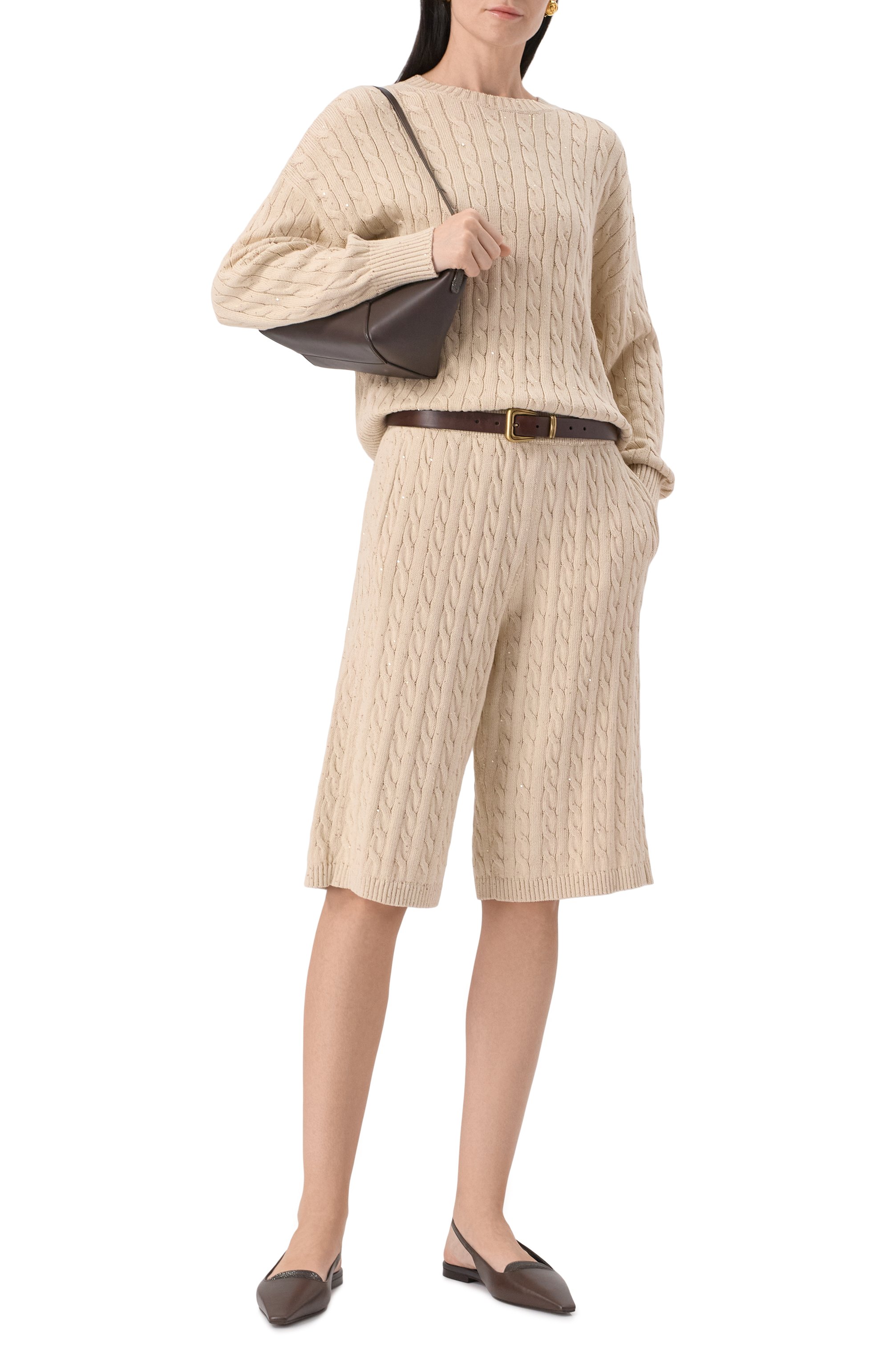 Хлопковые шорты BRUNELLO CUCINELLI, арт. MDV797469, фото 2