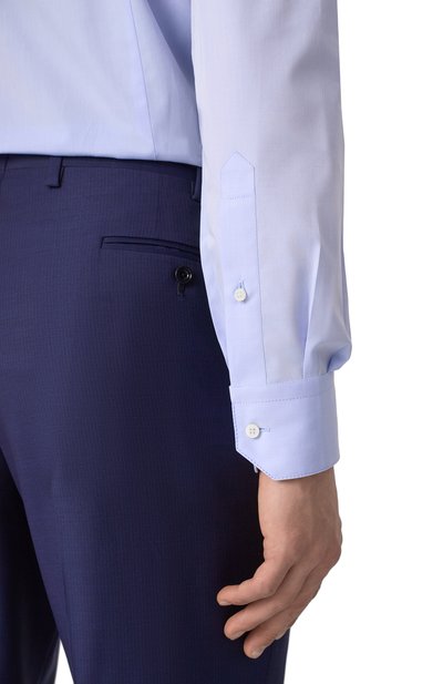 Хлопковая сорочка ZILLI, арт. CLAA01M010046203U, фото 5