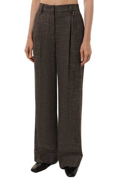 Брюки из шерсти и вискозы LORENA ANTONIAZZI, арт. A2448PA30B/4653, фото 3