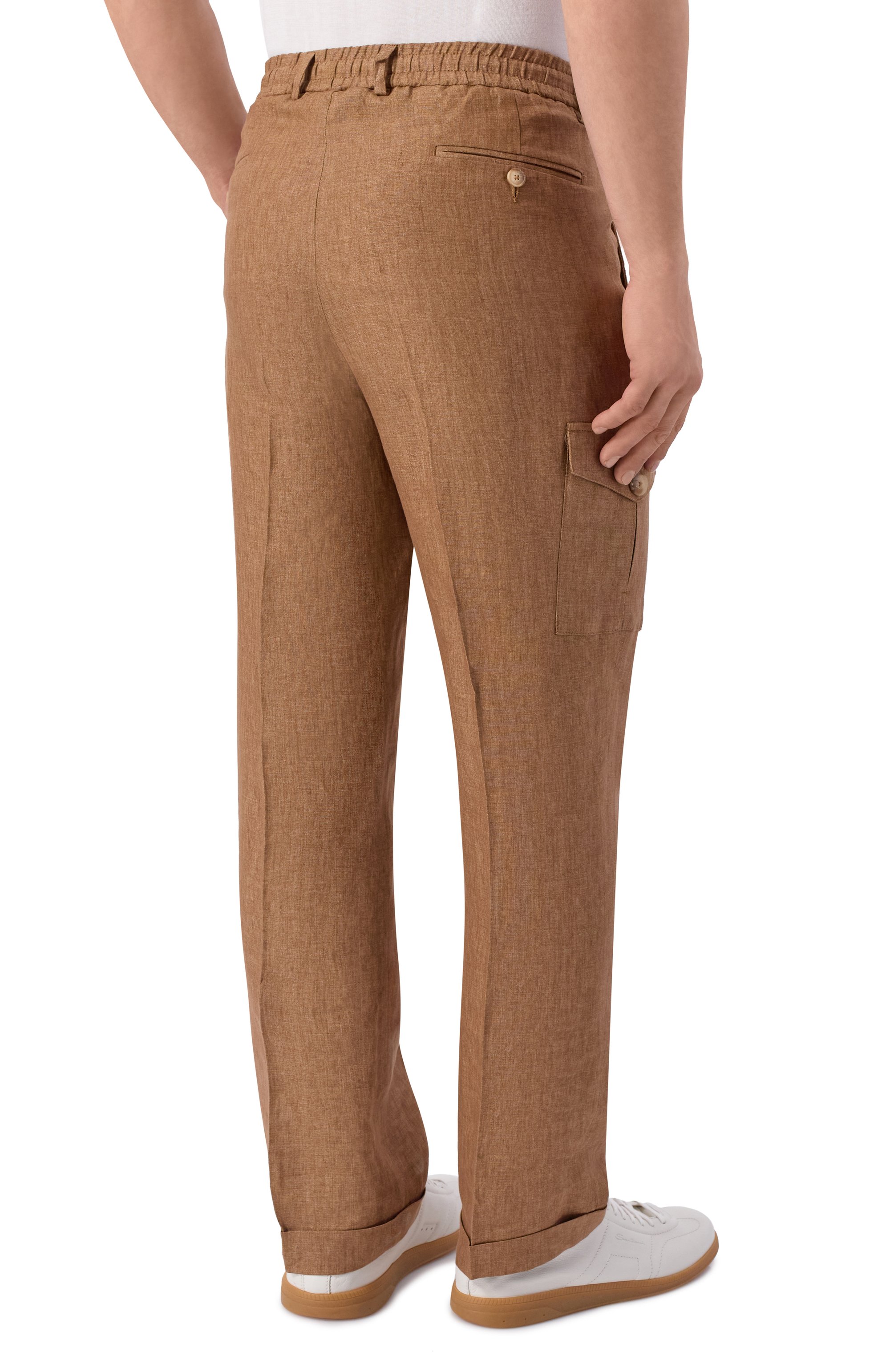 Льняные брюки-карго GRAN SASSO, арт. 76111/57817, фото 4