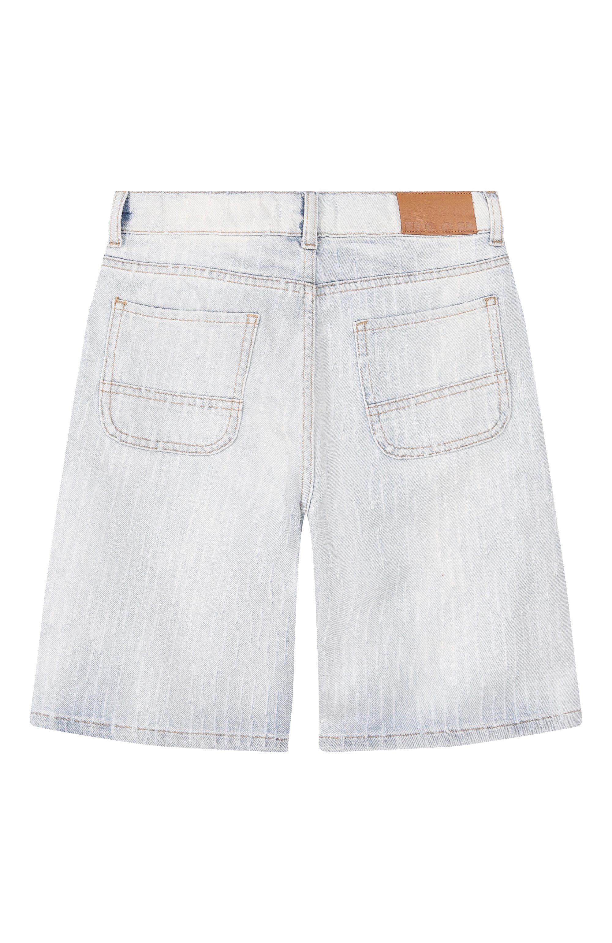 Джинсовые шорты MSGM KIDS, арт. S6MSJUBE045, фото 2