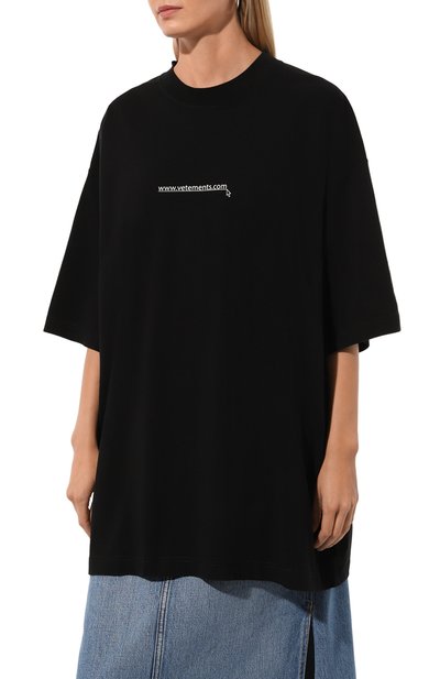 Хлопковая футболка VETEMENTS, арт. UA65TR290B, фото 3