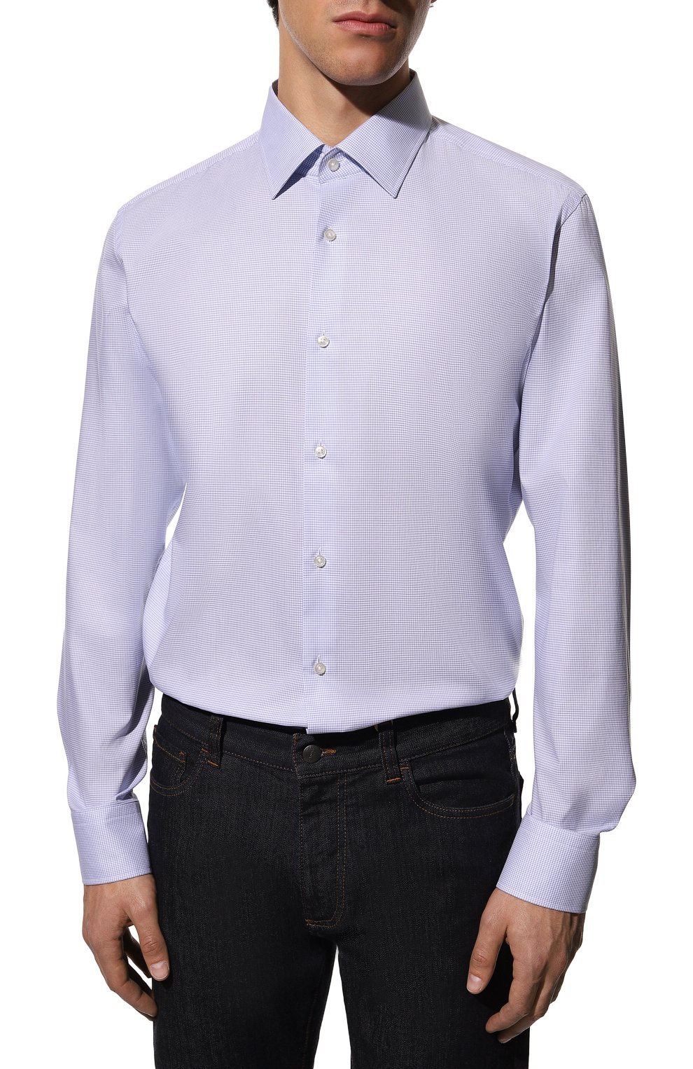 Хлопковая сорочка BOSS, арт. 50478589, фото 4