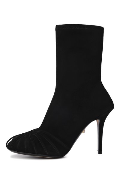 Комбинированные ботильоны karen 95 ALEVI MILANO, арт. L26S7004.R.1355997/SUEDE STRETCH, фото 4