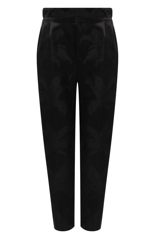 

Брюки из вискозы и шелка Saint Laurent, Чёрный
