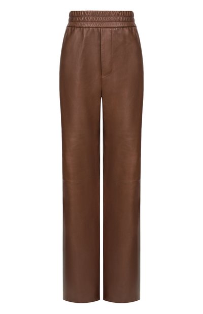 Женские кожаные брюки SAINT LAURENT, арт. 863067/YC2TF