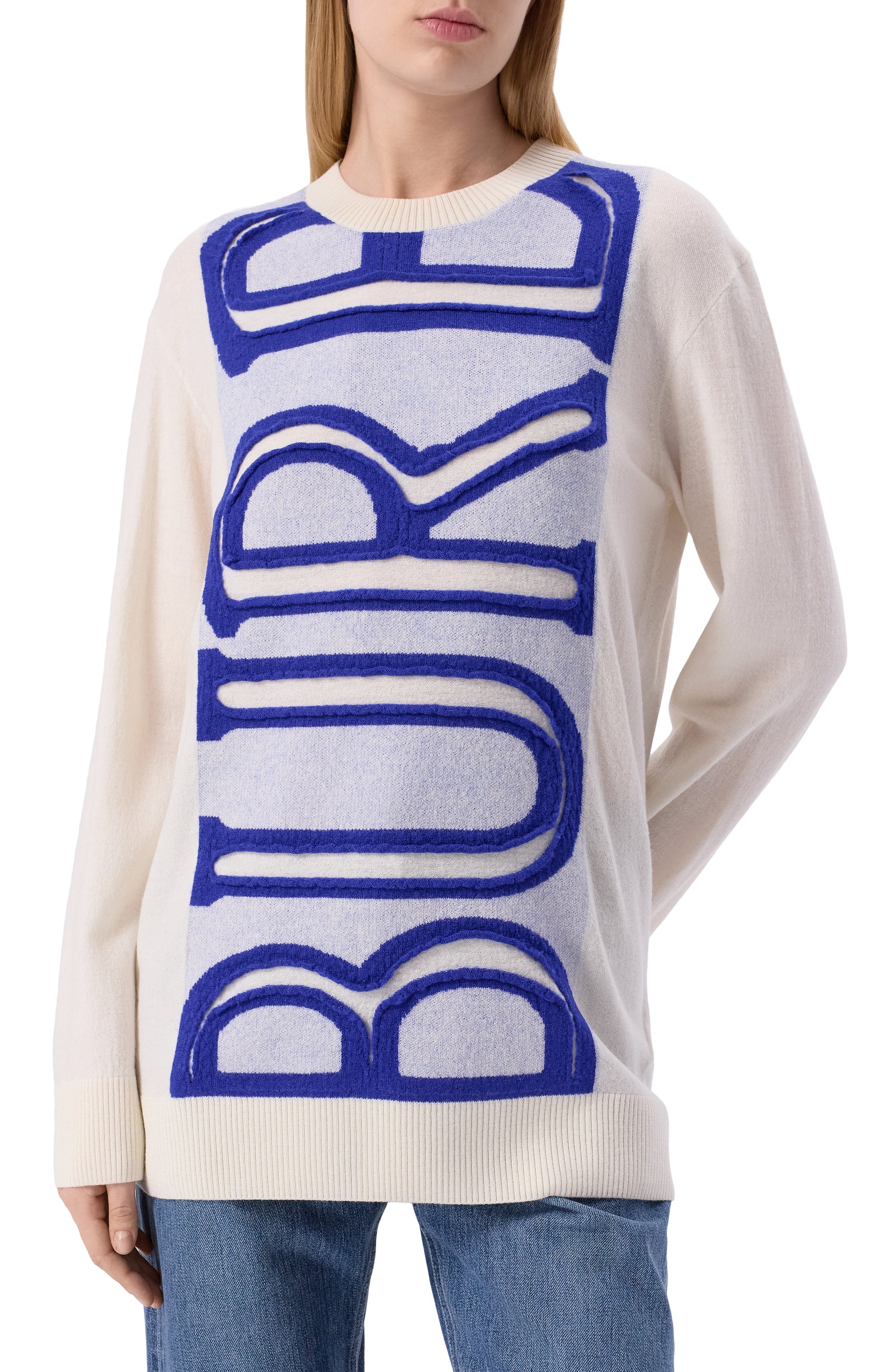 Шерстяной пуловер BURBERRY, арт. 8102695, фото 3