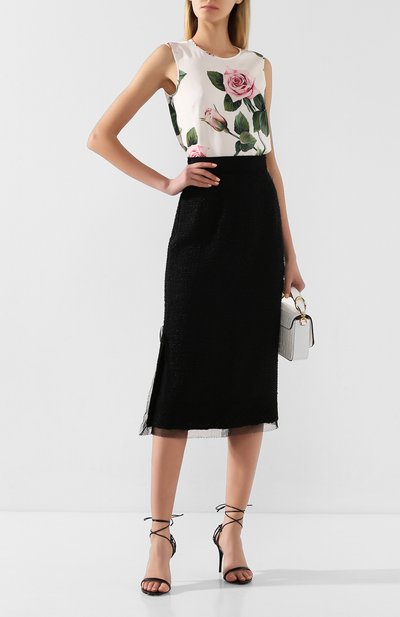 Юбка DOLCE & GABBANA черного цвета по цене 117000 руб., арт. F4BSXT/HUMET, фото 2 Юбка DOLCE & GABBANA, арт. F4BSXT/HUMET, фото 2