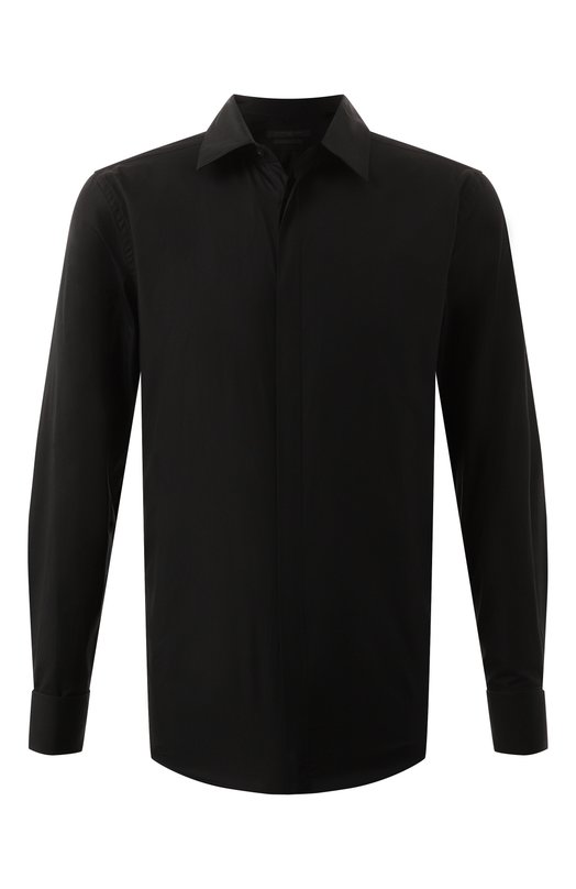 Хлопковая сорочка Corneliani 94P900-9491082 Чёрный 94P900-9491082