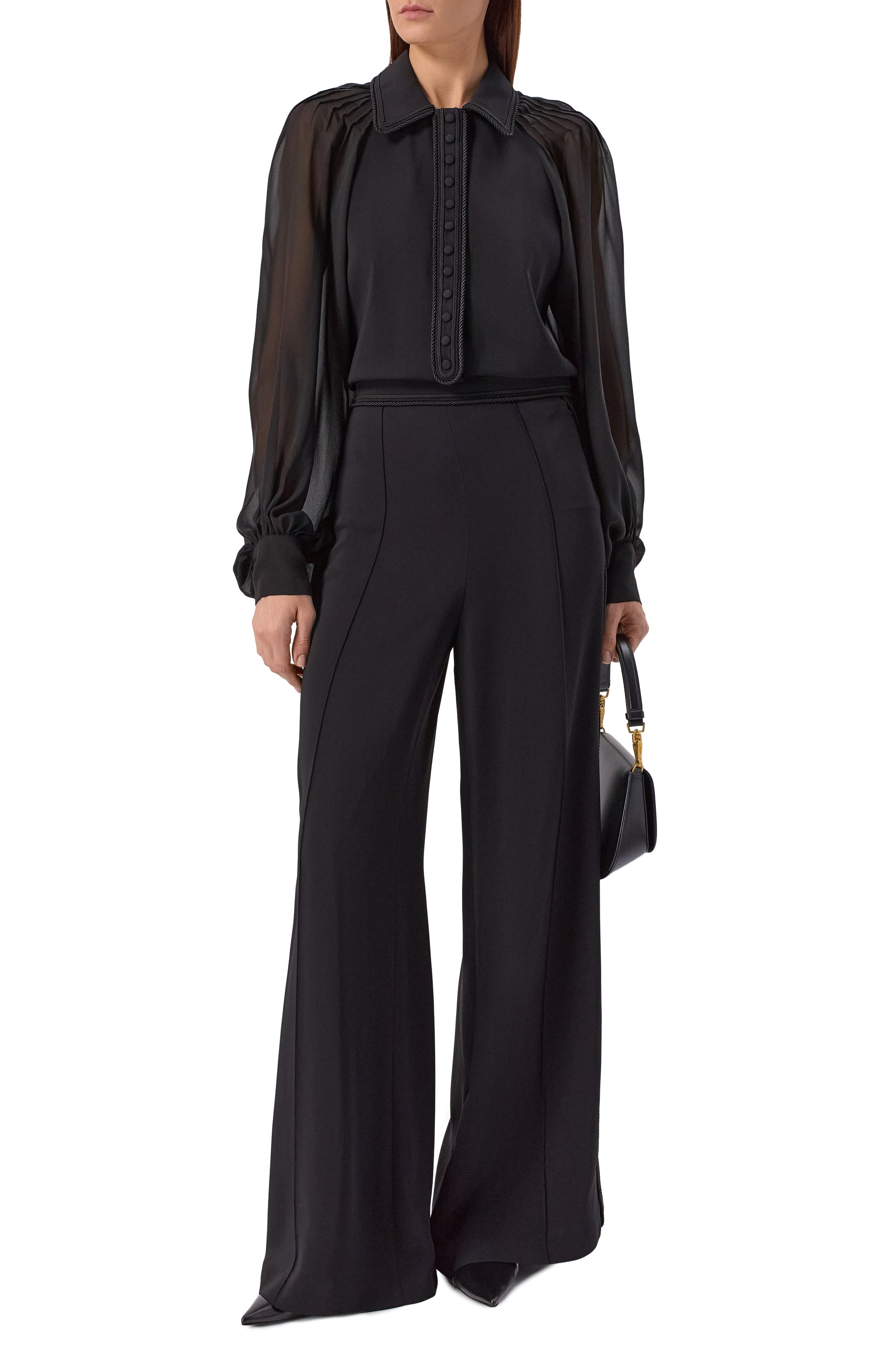 Брюки из вискозы ELIE SAAB, арт. P0146EF25CD020, фото 2