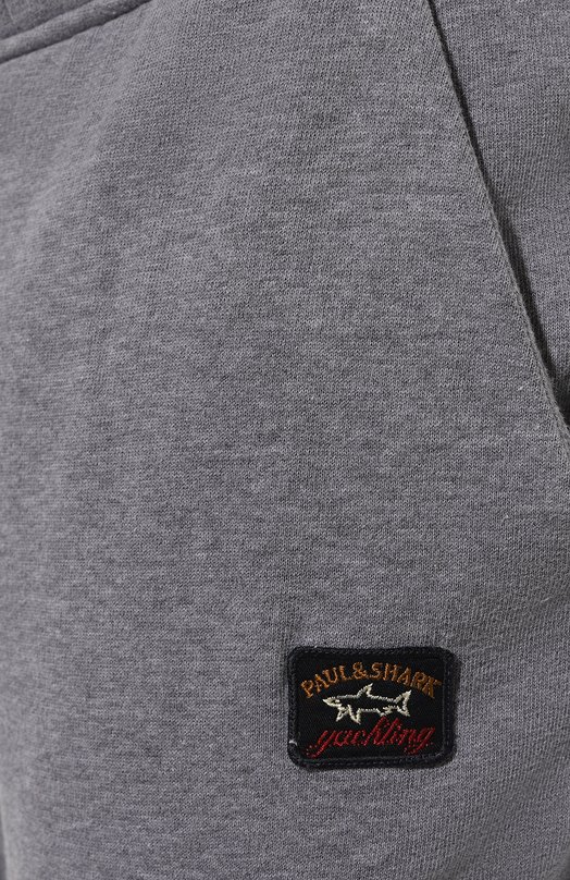 Хлопковые брюки Paul&Shark C0P1062/3XL-6XL Серый  C0P1062/3XL-6XL Фото 5