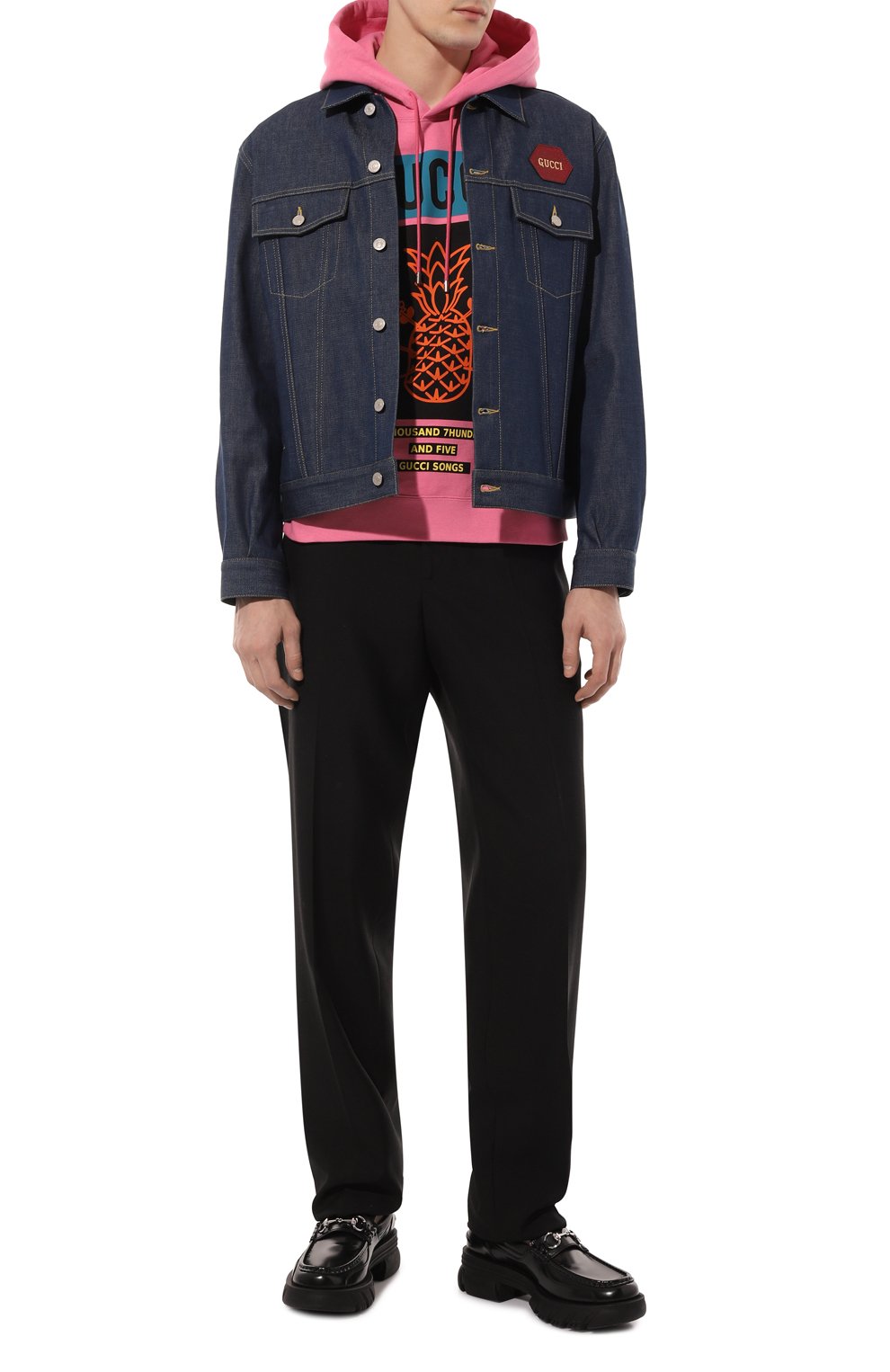 Хлопковое худи GUCCI, арт. 646953 XJD24, фото 2