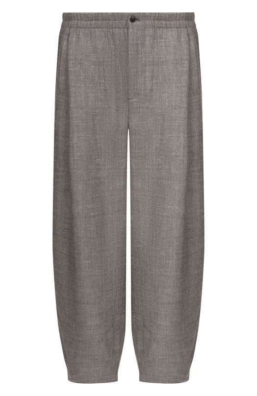 Брюки изо льна и шелка Giorgio Armani GM002253/TE20785 Коричневый GM002253/TE20785